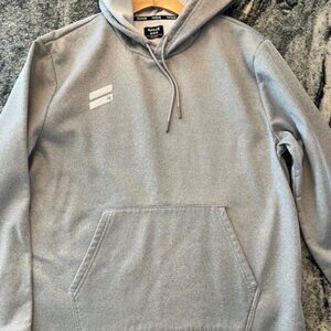 Hurley Surf Exist Pullover Hoodie in a light gray kangaroo pocket Mens Size Med